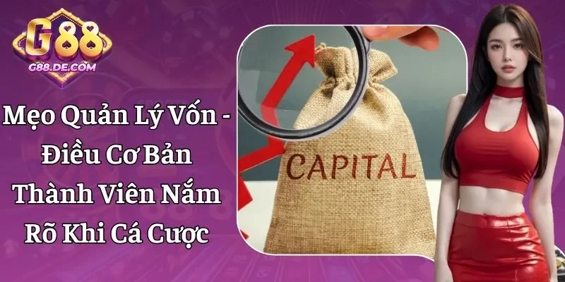 Mẹo Quản Lý Vốn - Chiến Thuật Cá Cược An Toàn Tại G88